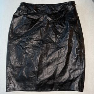 Philip Lim leather pencil skirt